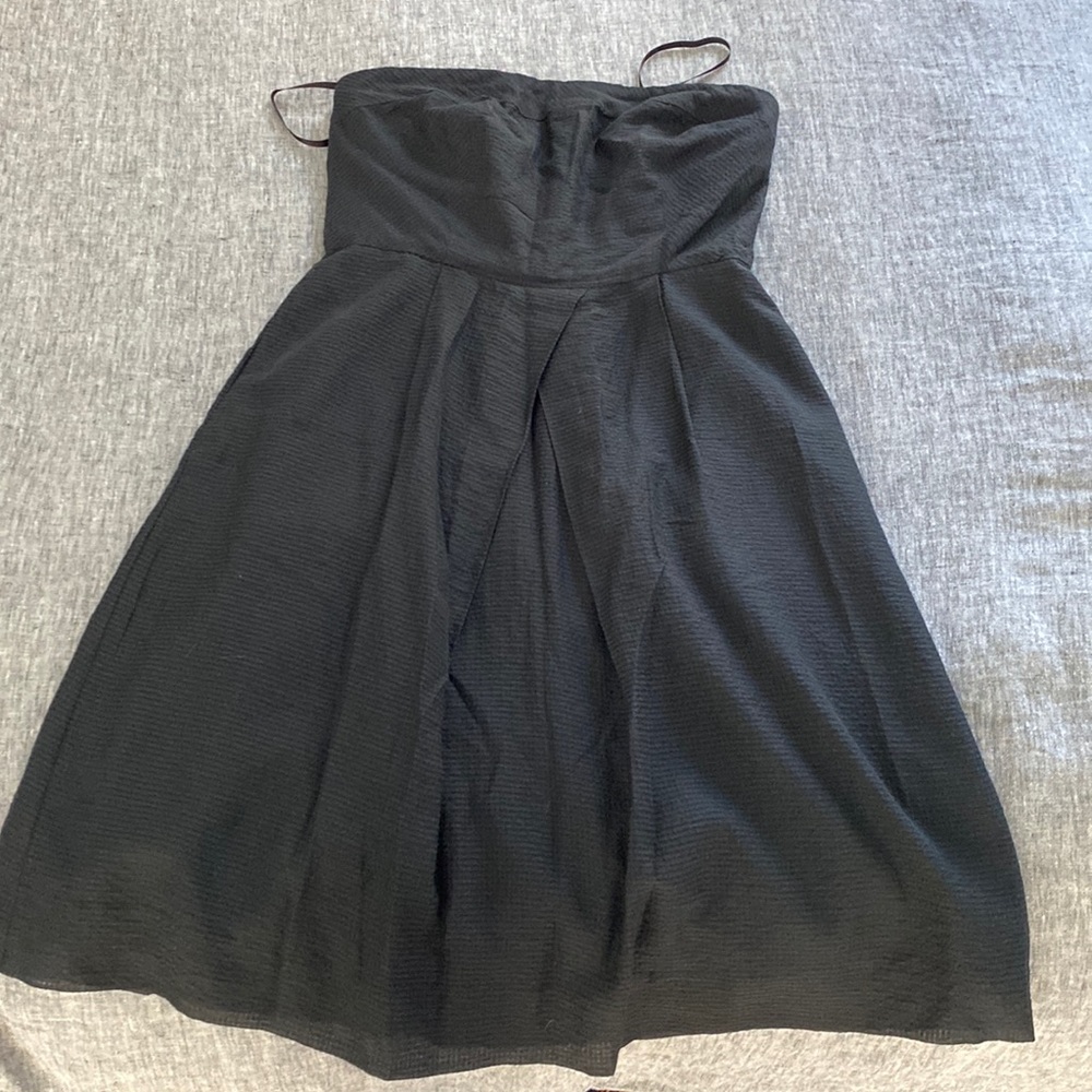 Black strapless J Crew dress in size 4